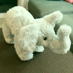 Vermont Bear Co Gray Classic Elephant with Movable Head & Legs, Made in the USA